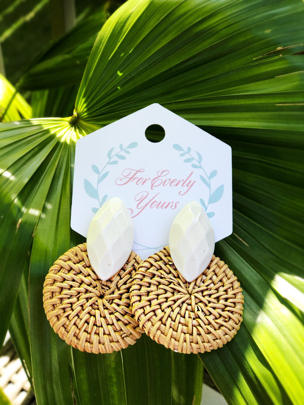 Glam Palm Earrings