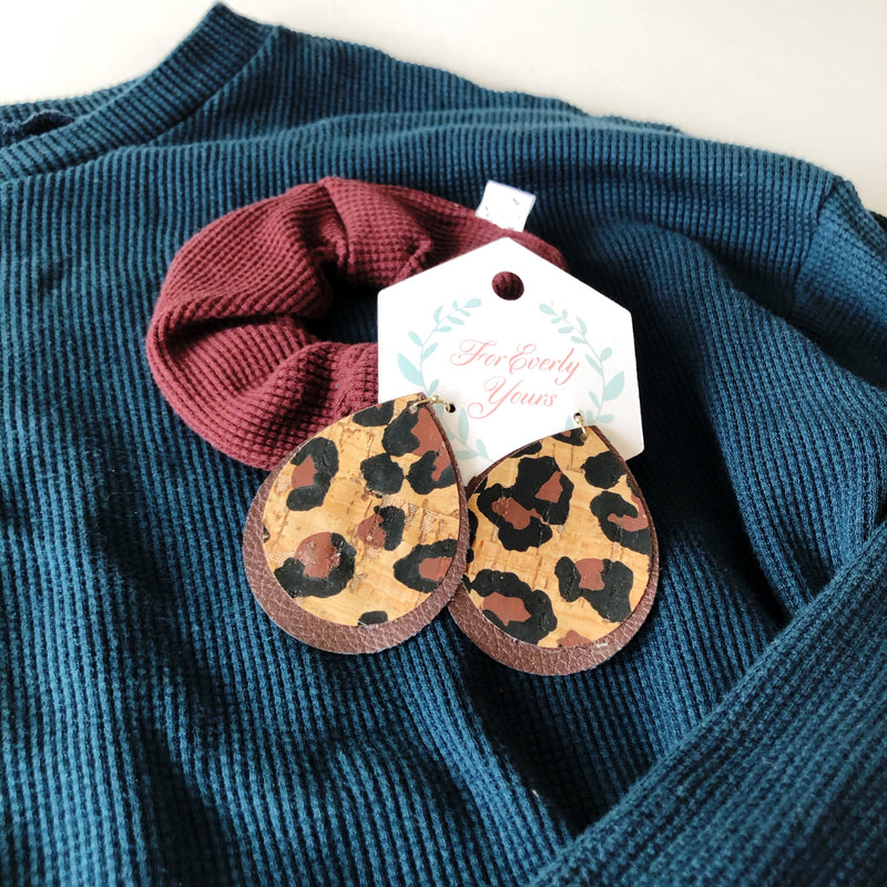 Adult Tobi Tie Up Top in Merlot and Ultramarine